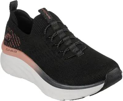 Skechers D'lux Walker Let It Glow, mujer sin cordones, hiper cómodas