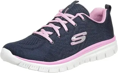 zapatillas skechers mujer ofertas Zapatillas Skechers Get Connected rosa, cómodas y elegantes para mujer