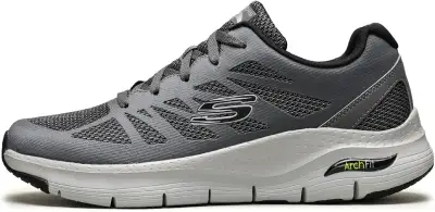 Zapatillas deportivas Skechers Arch Fit Charge Back para hombre en color gris-negro